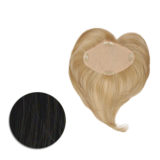 Hairdo Topper Top It  Off R2 Schwarz - Toupet mit abnehmbaren Clips