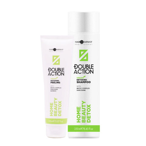 Double Action Home Beauty Detoxing Peeling 150ml Shampoo 250ml