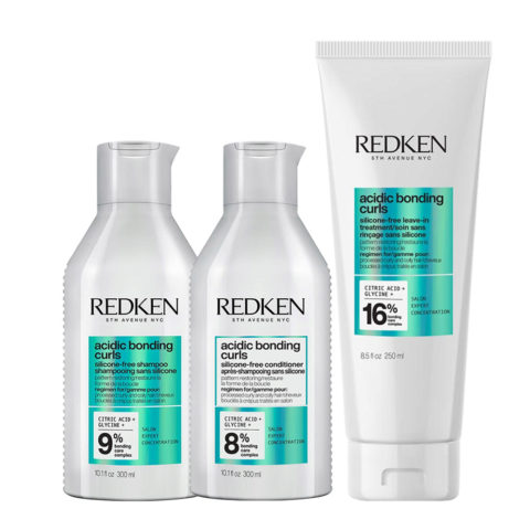 Redken ABC Curls Shampoo 300ml Conditioner 300ml Leave-In 250ml