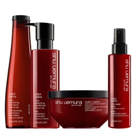 Shu Uemura Color Lustre Kosai Color Shampoo 300ml Conditioner 250ml Treatment 200ml Spray 150ml