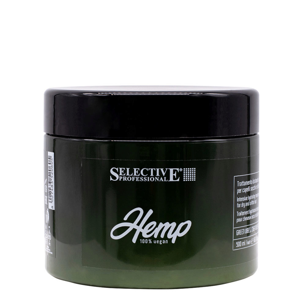Selective Professional Hemp Mask 500ml - intensive feuchtigkeitsspendende Behandlung