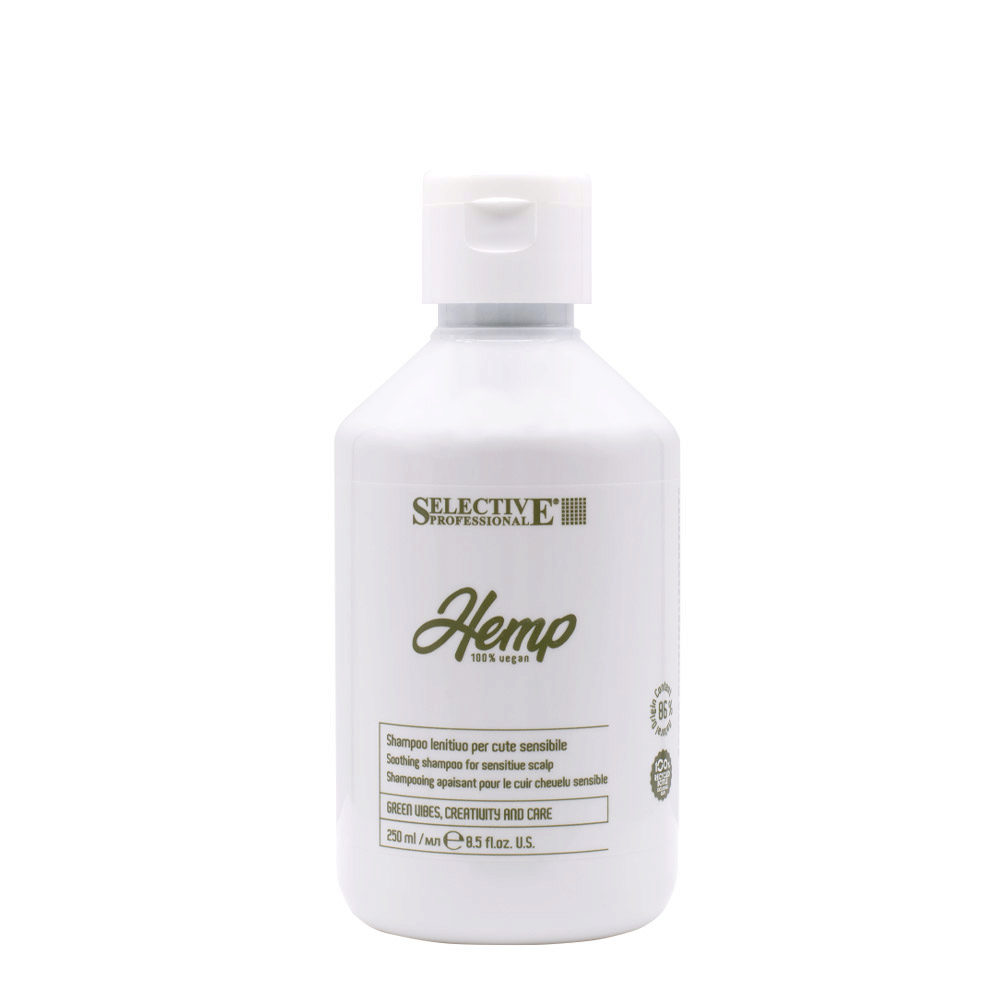 Selective Professional Hemp Lenitive Shampoo250ml - beruhigendes Shampoo für empfindliche Kopfhaut