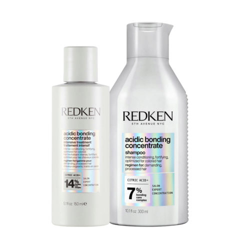 Redken Acidic Bonding Concentrate Pre Treatment 150ml Shampoo 300ml