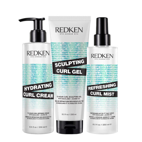 Curls Stylers Hydrating Curl Cream 250ml  Gel 250ml Mist 250ml