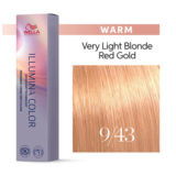 Wella Illumina Color 9/43 Sehr Helles Gold-Kupfer-Blond 60ml - permanente Färbung