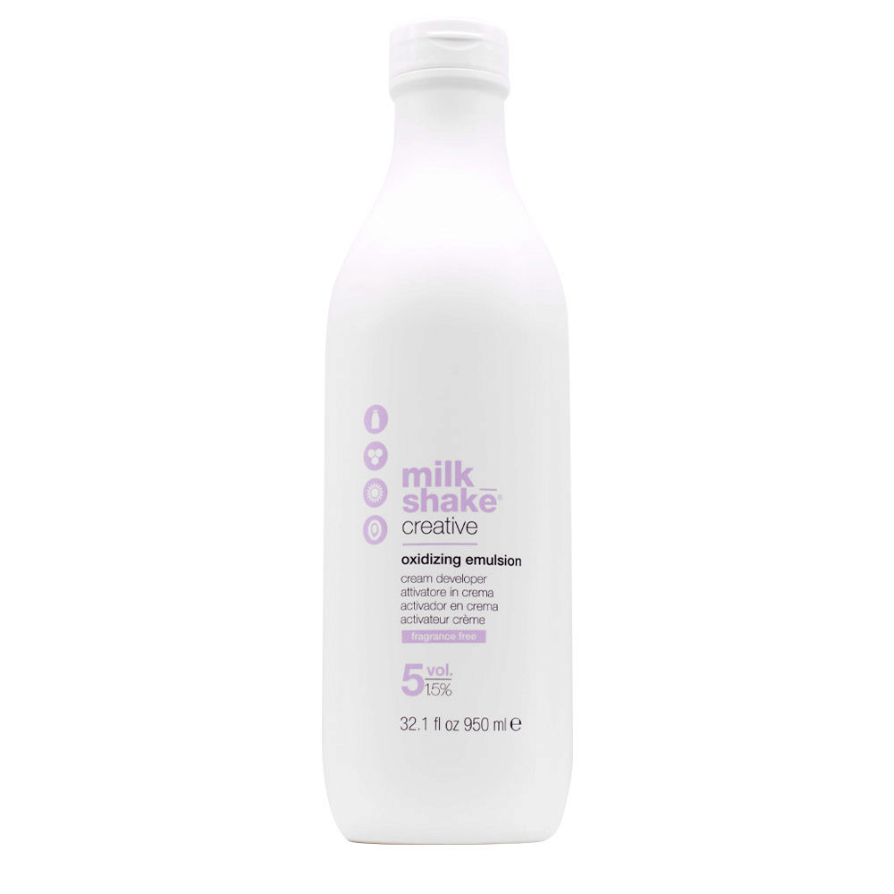 Z.one Concept Milk Shake Colour Oxidizing Emulsion 5vol 1.5% 950ml - Cremeaktivator