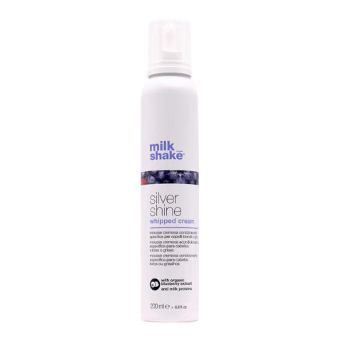Milk Shake Silver Shine Whipped Cream 200ml - Pflegeschaum für blondes oder graues Haar