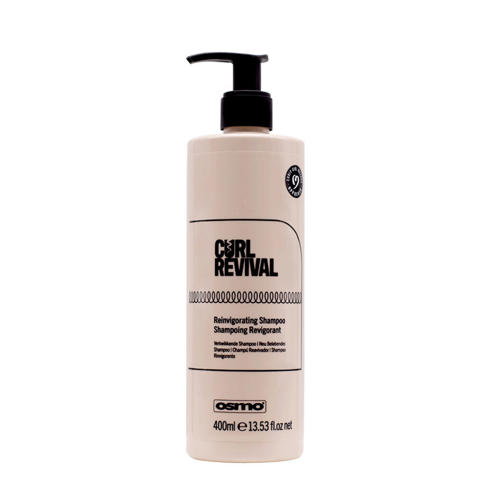 Osmo Curl Revival Reinvigorating Shampoo 400ml - Anti-Frizz-Shampoo für lockiges Haar