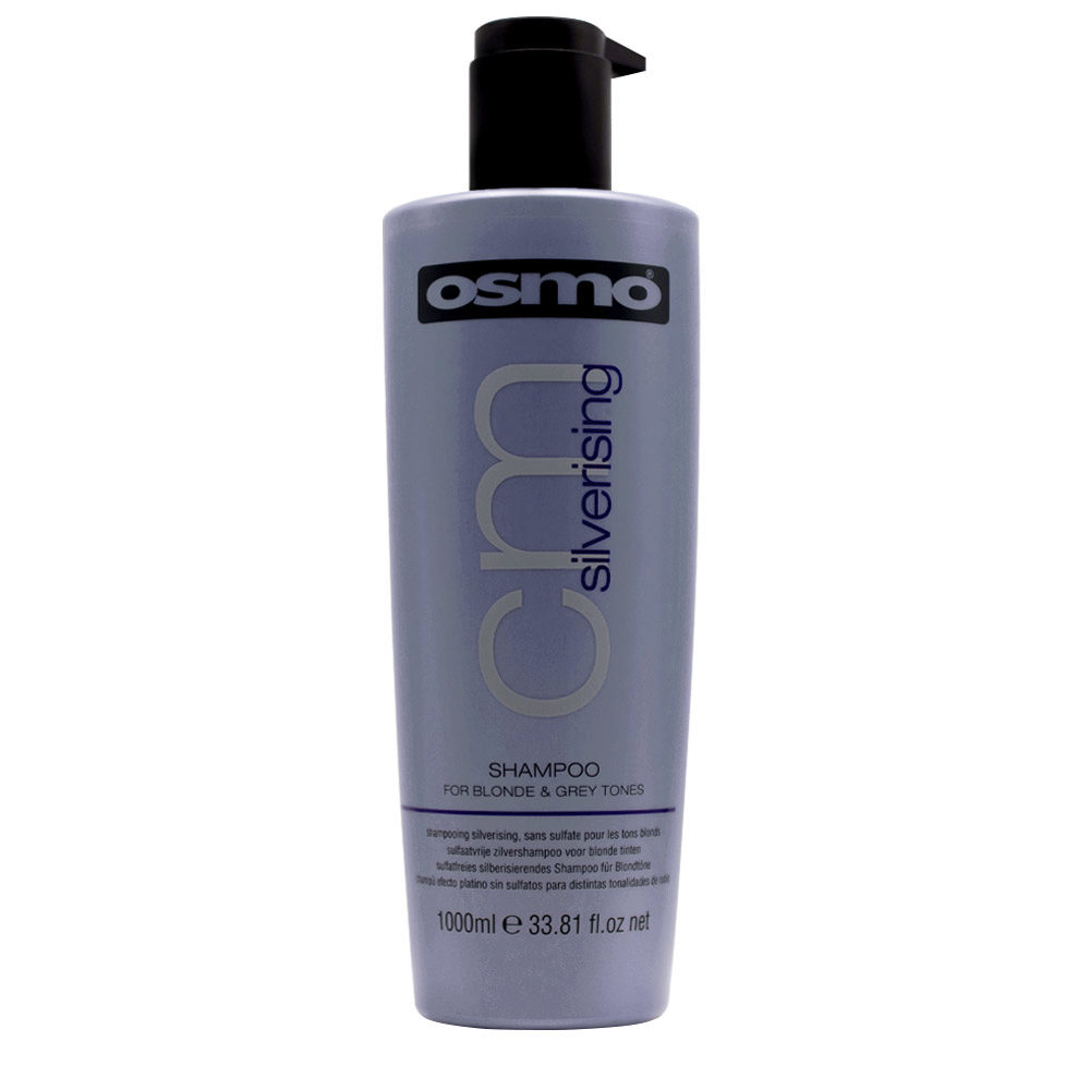 Osmo Colour Mission Silverising Shampoo 1000ml -Anti-Gelbstich Shampoo für blondes und graues Haar