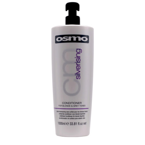 Colour Mission Silverising Conditioner 1000ml -anti-Gelbstich Conditioner für blondes und graues Haar