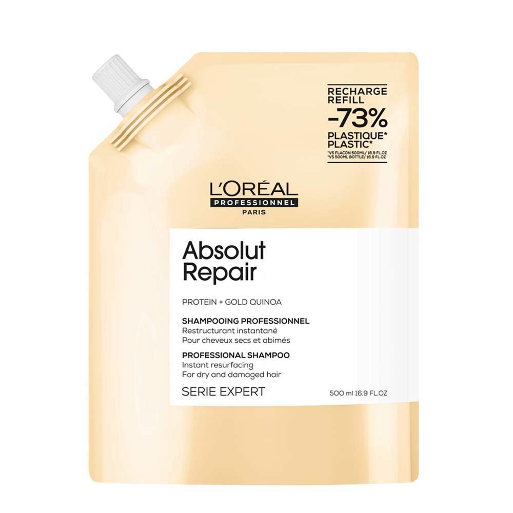 L'Oreal Professionnel Paris Serie Expert Absolut Repair Shampoo Refill500ml-Nachfüllung Shampoo für strapaziertes Haar