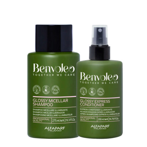 Benvoleo Glossy Micellar Shampoo 275ml  Conditioner 200ml