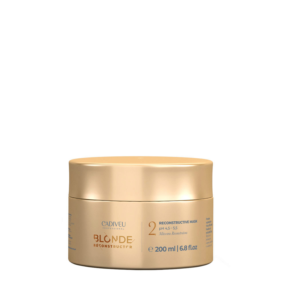Cadiveu Blonde Reconstructor Reconstructive Mask N.2 200ml - Restrukturierungsmaske für blondes Haar