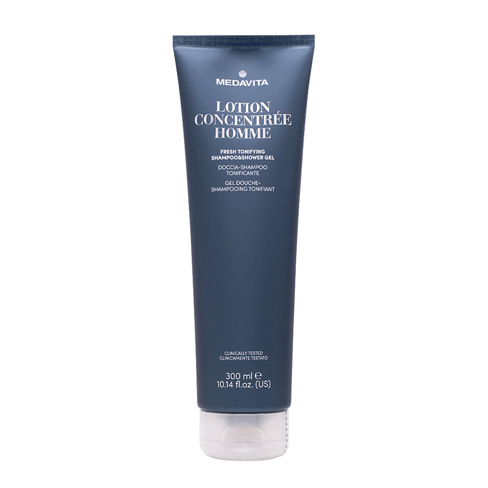 Medavita Lotion Concentree Homme Fresh Tonifying Shampoo&Shower Gel 300ml - tonisierende Shampoo-Dusche