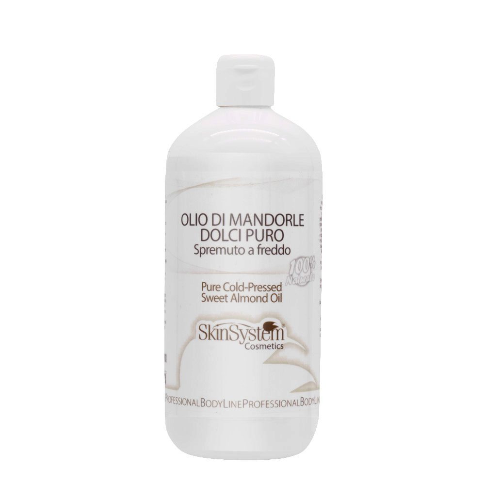 SkinSystem Pure Cold Pressed Sweet Almond Oil 500ml - reines süßes Mandelöl ohne Parfüm