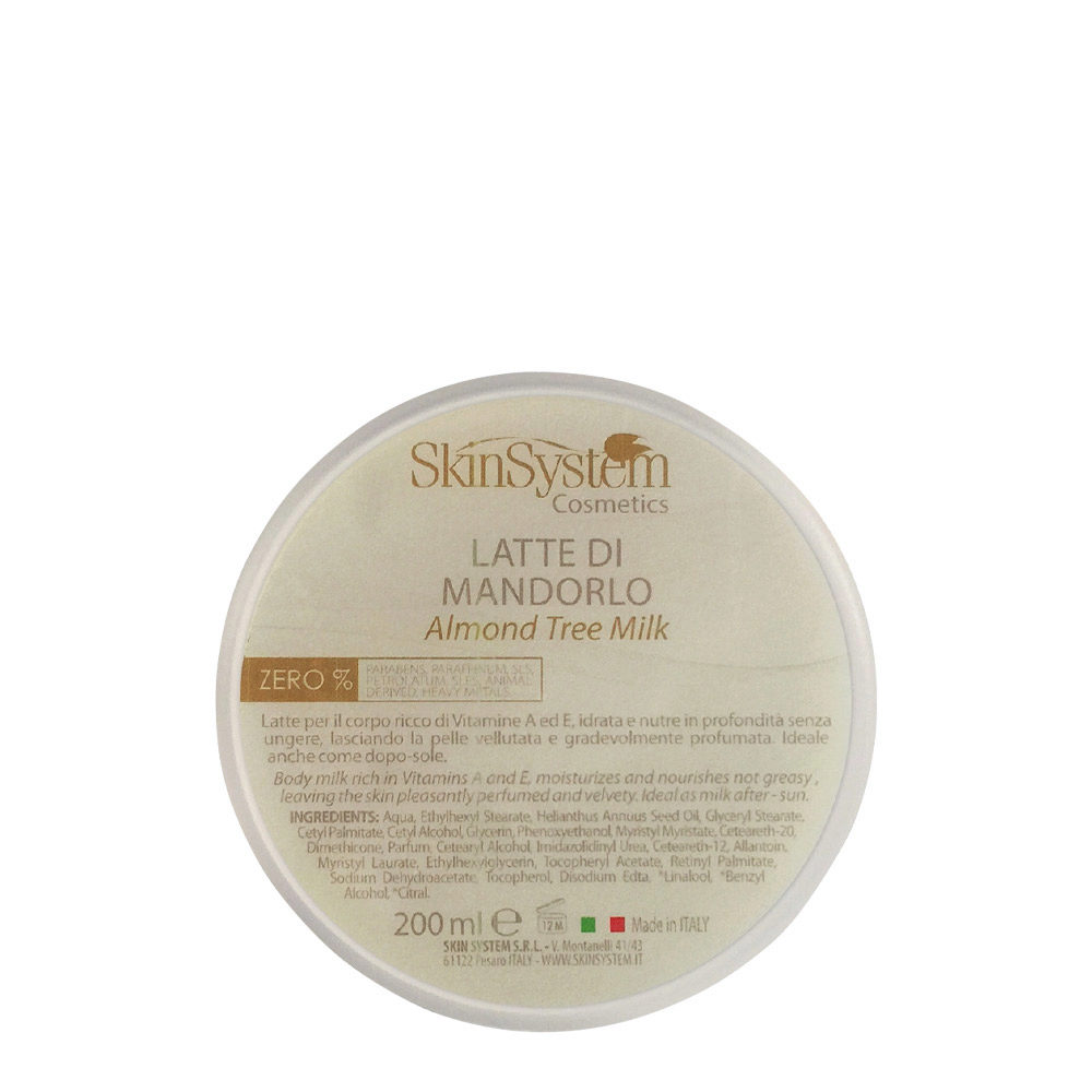 SkinSystem Almond Tree Milk 200ml - Mandelmilch