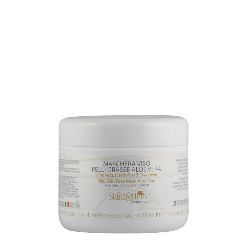 SkinSystem Oily Skin Face Mask Aloe Vera 250ml - Gesichtsmaske für fettige Haut