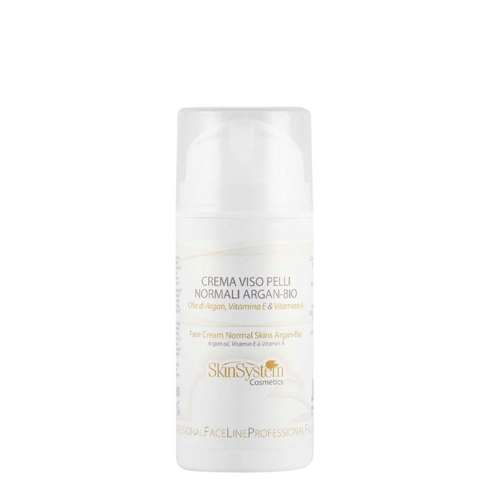 SkinSystem Face Cream Normal Skin Argan-Bio 100ml - Gesichtscreme gegen Esrten Falten