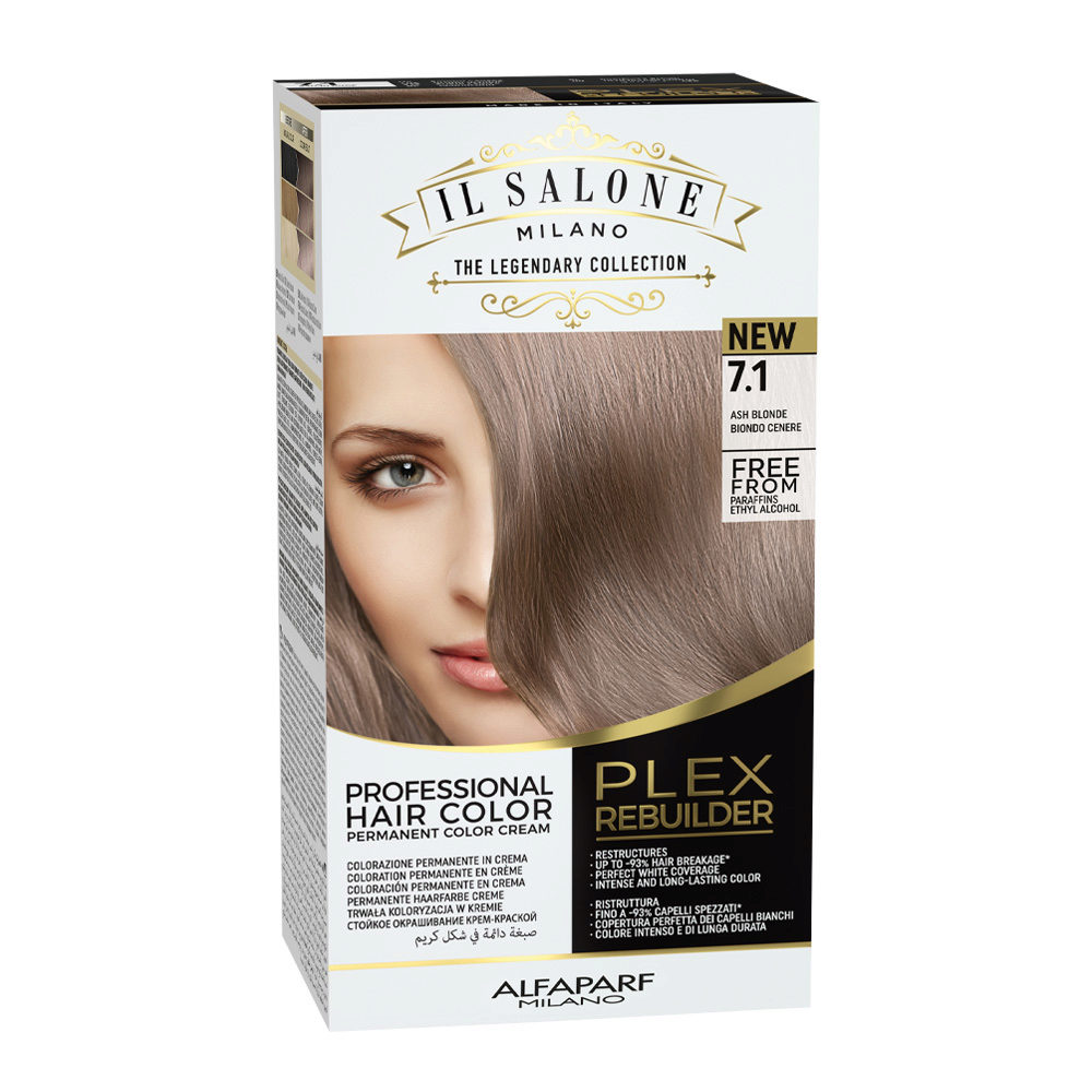 Alfaparf Milano Il Salone Plex Rebuilder Color Kit 7.1 - permanente Färbecreme