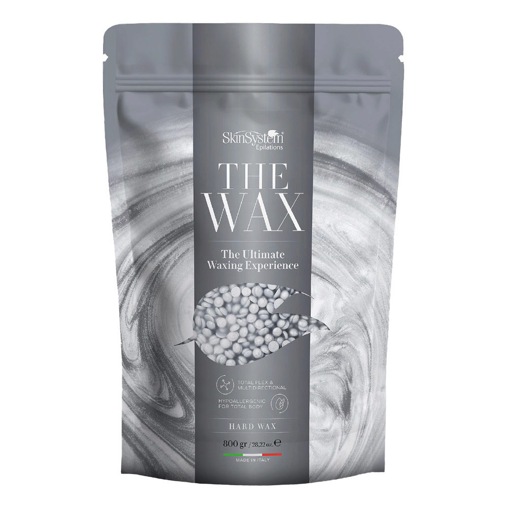 SkinSystem The Wax Silver The Ultimate Waxing Experience 800gr - elastisches Haarentfernungswachs