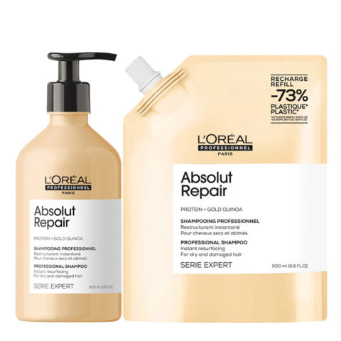 Paris Serie Expert Absolut Repair Shampoo 300ml + Refill 500ml