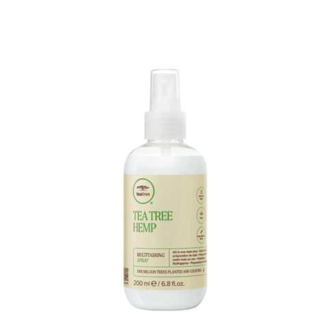 Tea Tree Hemp Multitasking Spray 200ml – Multifunktionales Anti-Frizz- und Glanzspray