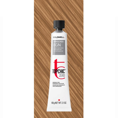 8GN Topchic Zero Warm Blondes Light Gold Natural Blonde tb 60ml - Permanente Farbe ohne Ammoniak