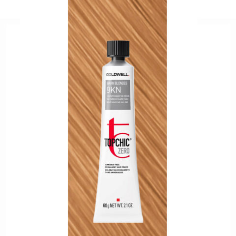 9KN Topchic Zero Warm Blondes Very Light Copper Natural Blonde tb 60ml- Permanente Farbe ohne Ammoniak