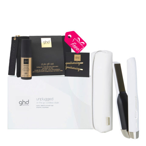Ghd Unplugged White +  Style Gift Set GRATIS
