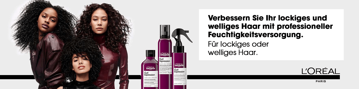 Curl Expression ist die neue innovative Linie von L'Oreal Professional für alle Arten von Locken und Wellen